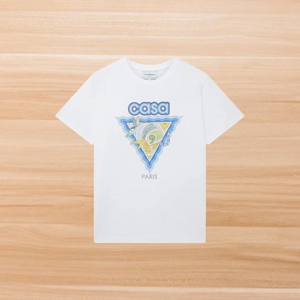 Cross-border foreign trade casablanca Casablanca short-sleeved American tide brand niche loose high street tide brand t-shirt