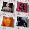 h-Hailee Steinfeld Cushion Cover Premium Comfort Reversible Pillow Cove -Two In One Design for Any Room & Car Interior