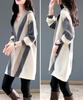 Man Knit Mini Long Loose Everyday Room High School Body Pregnant Tunic Gray [Nie Bai] Tunic, Autumn/Winter, V-neck Sweater, Top, Cute, Stylish, Warm,