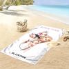 Vibrant Pink Vibes beach towel soft Beach towel for vacation photos Absorbent bath towel swim Outdoor pool towel Travel and vacation towels Comfort