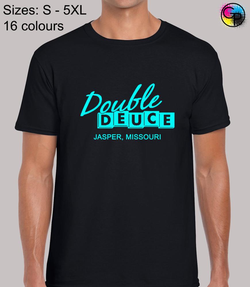 

Double Deuce Roadhouse Classic Film Inspired Novelty Regular Fit T-Shirt for Men 2XL