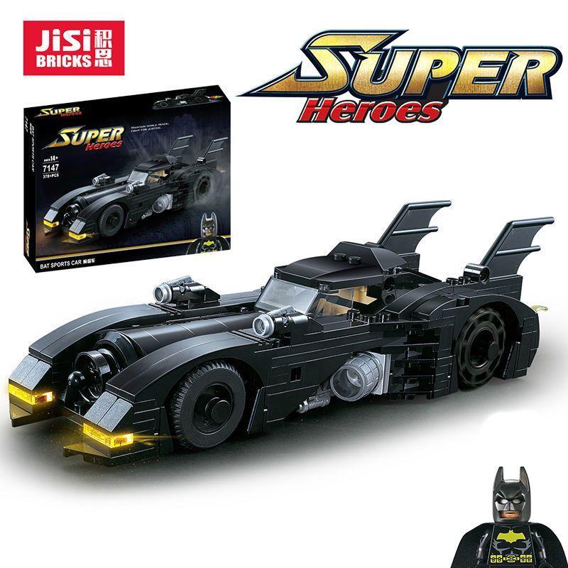 Superhero Night Knight Bat Decorative Joker Harley Quinn Supercar Action Figure Building Blocks Sets Movie Model Brick Toy Gifts