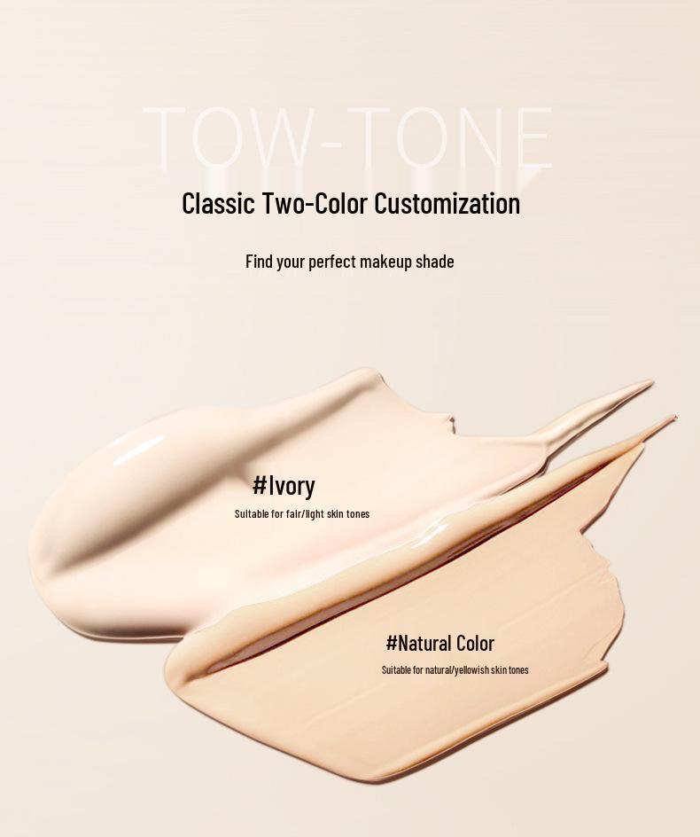 Emerald Hydrating Oil-Control Cushion Cream - Long-Lasting, Waterproof, Sweatproof, No Caking BB Cream.