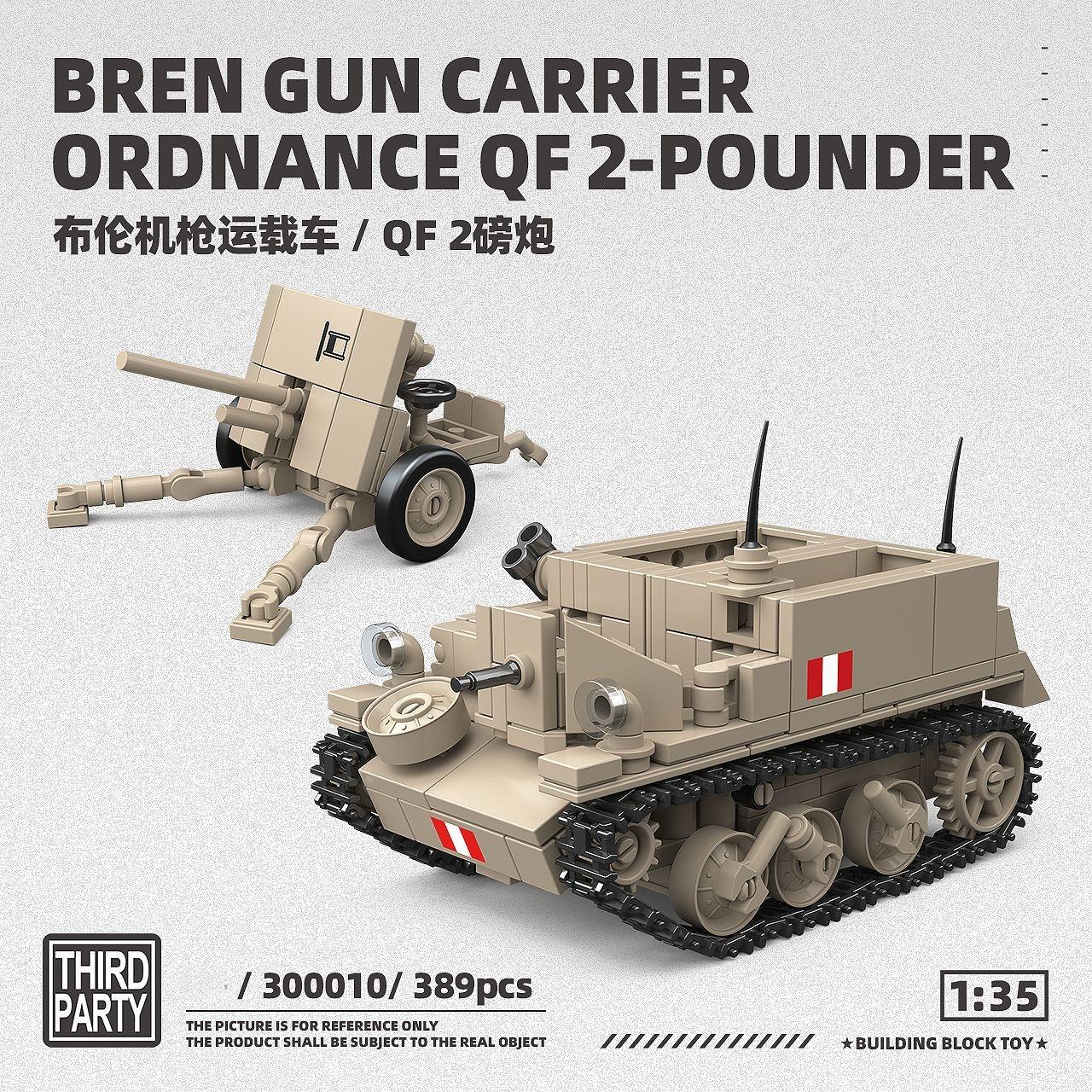

Британский бронетранспортер с пулеметом «Брен»/зенитная пушка «Бофорс»/артиллерийский тягач «Моррис», игрушка-конструктор, идеальный подарок на день рождения