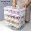 Transparent Cupcake Muffin Transport Box with Handle
