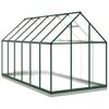 Vidaxl Greenhouse With Base Frame, Green, 334X169X202 Cm, Aluminium