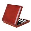 Portable Bassoon Reed Organizer Case Portable Wood Storage Box Reed Holder Protective Case Wood Texture for 5 Reed