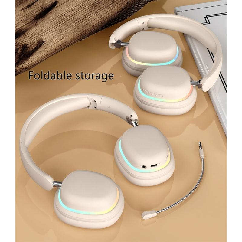 Bluetooth-compatible Headphones Wireless Bluetooth-compatible Foldable Headphones Over Ear for Travel Cellphone PC