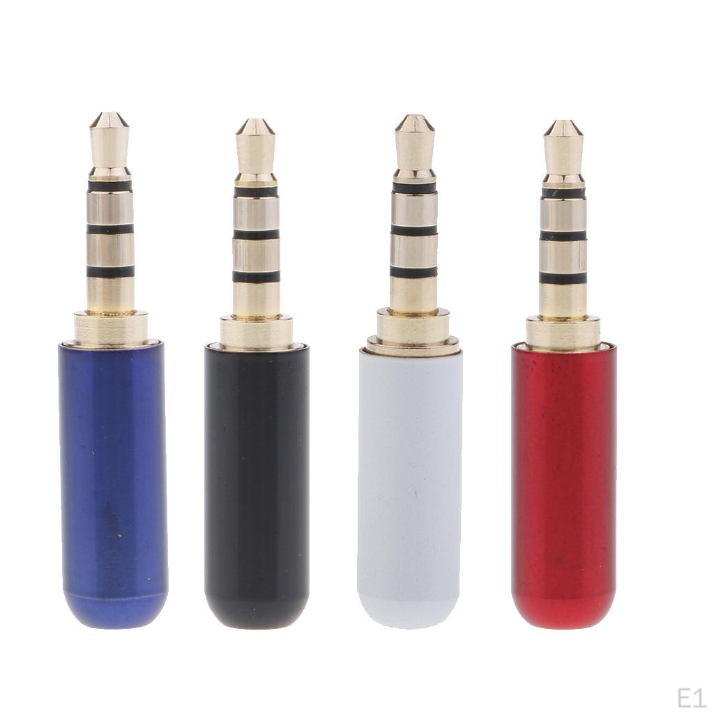 Pole 3.5mm Male Repair Headphone Plug