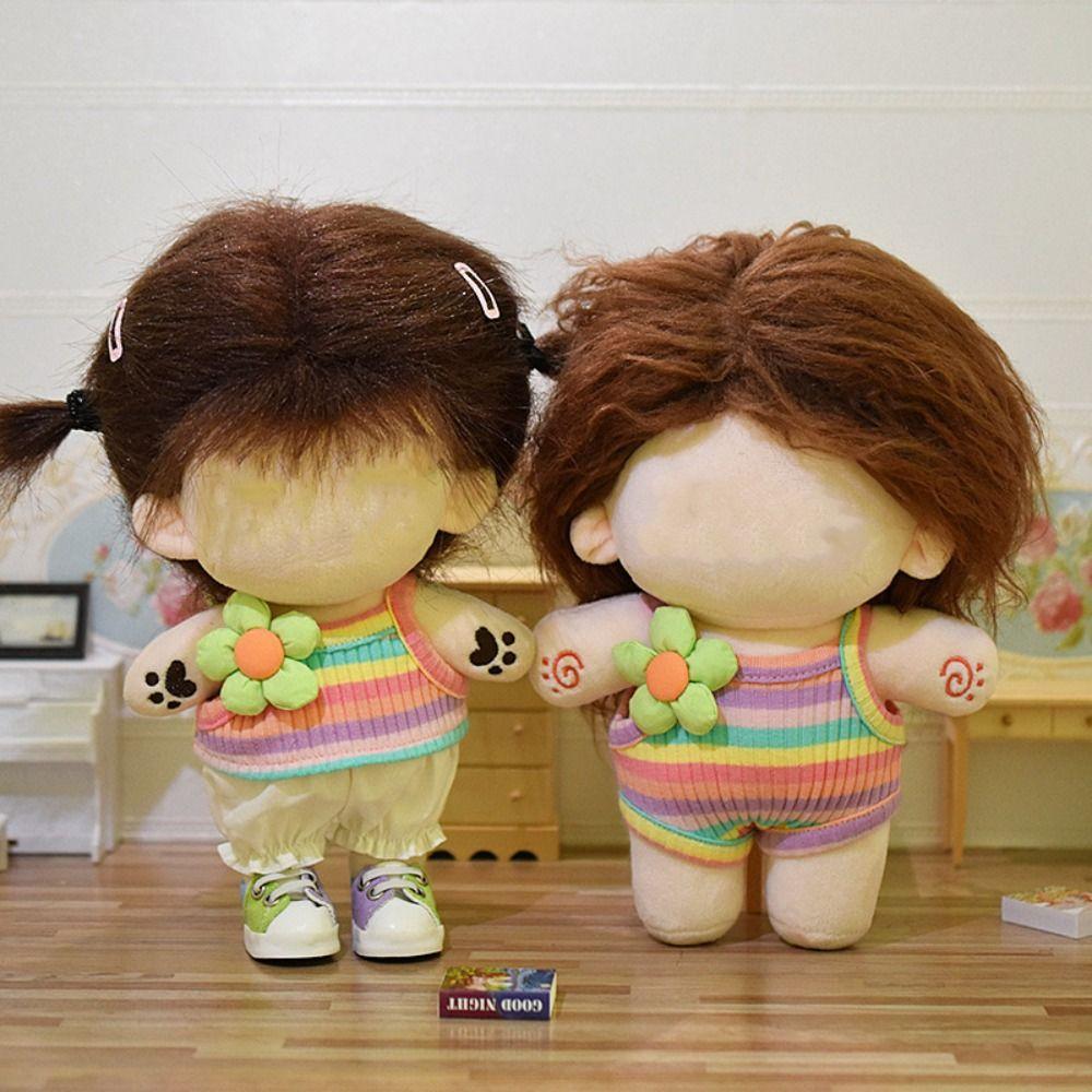 Dress Game Summer Outfit Miniature Sling Trousers 20cm Doll Clothes Dolls Accessories 3D Flower