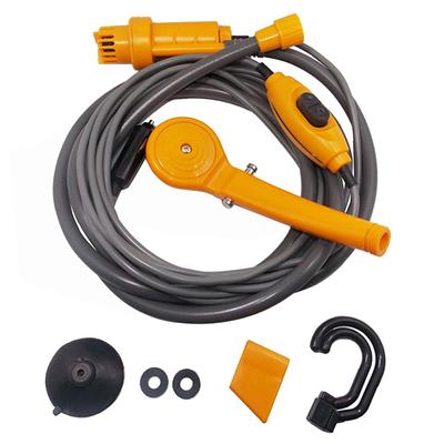 Kamp Duş 12 V Elektrikli Açık Duş Katlanır Kova Kiti Seyahat Araba Yıkama Kamp Yürüyüş Için