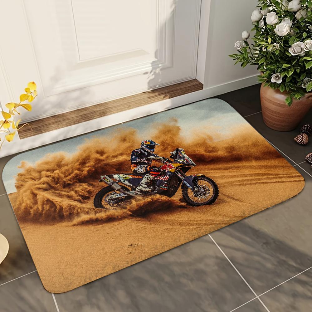 1pc Motorcycle GP Mountain Biking Speed Absorbent Mats Anti-Slip Mats Home Decor Supplies Carpets Home Kitchen Floor Mats