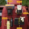 Car Seat Cup Holder Headrest Hook Hanger Cup Phone Holder Storage Box Organizer For Handbag Universal Car Interior Accessories