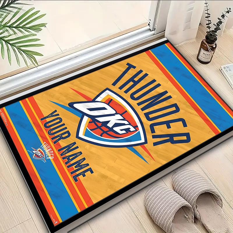 Custom Name Rug Oklahoma Sports Team Area Rug Suitable for Indoor And Outdoor,Carpets for Homes, Offices,Living Rooms,Home Decor,Christmas Gift