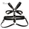 Faux Leather Bondage Slave Restraint Straps Men Chest Harness Adult Sex Toy