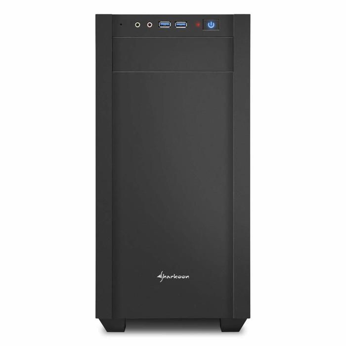 Boîtier PC - Sharkoon - S1000 - Micro ATX - Pas d'alimentation - Noir - USB/Audio