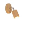 Modern Minimalist Wooden Wall Lamp With Led Bulb For Bedroom And Living Room Decor