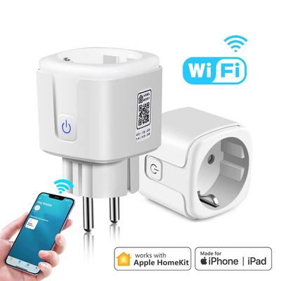 1/2/4PCS Smart Home WiFi Buchse Homekit Steckdose Siri Sprachsteuerung Smart Plug Funktioniert mit Apple Homekit