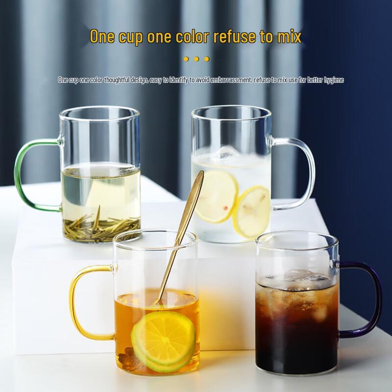 WZ High Borosilicate Glass Mug with Handle 400ml