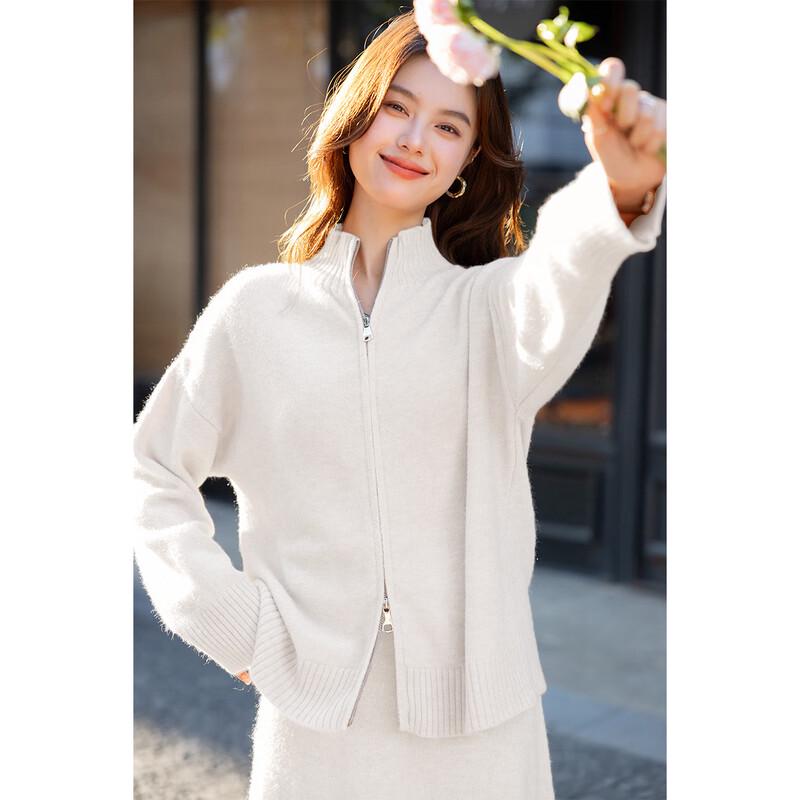 Women's Elegant Knit Sweater and Skirt Set