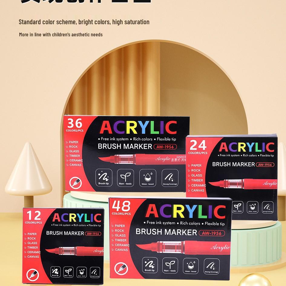 Wenzhou Stackable Soft Tip Acrylic Markers for DIY Art