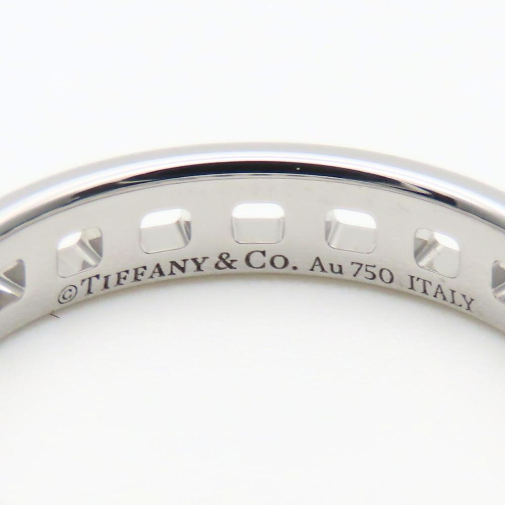 Used TIFFANY&Co. Ring T Turnalow EU#48.5 K18 White Gold 2.9g White Gold Jewelry