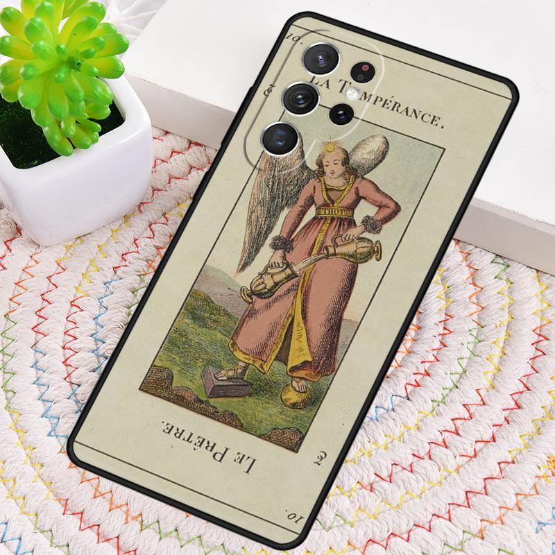 Tarot Ägyptien von Dusserre Kunst TPU Handyhülle für Samsung Galaxy note 10 pro S26 S25 S24 S23 S22 Ultra Plus S21 FE S20 Hülle