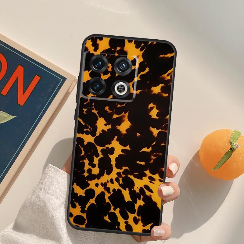 Vintage Tortoise Shell Case For OnePlus 15 13 12 11 13R 12R 10T 8T 13T OnePlus Nord 5 CE 3 2 4 Lite N20 N30 Cover
