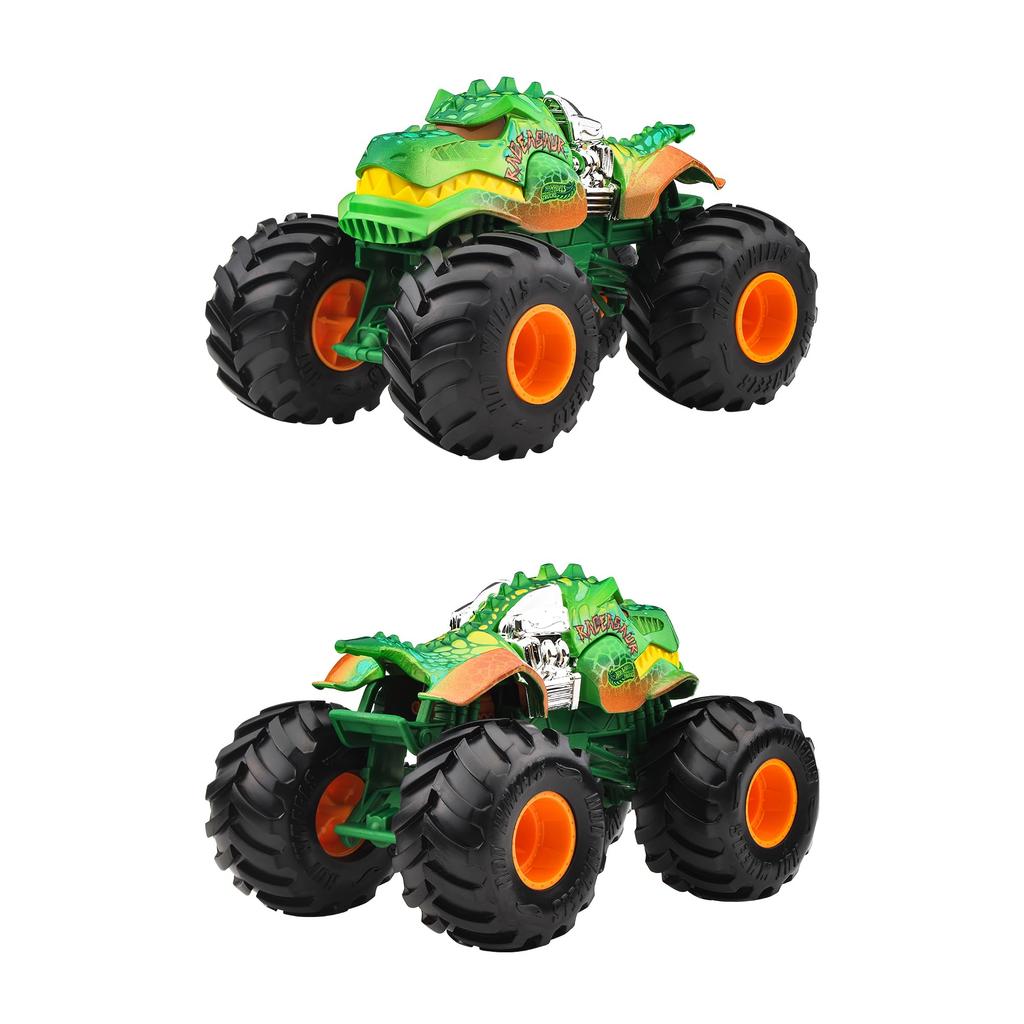 Hot Wheels Monster Truck Big Size Assortment Vehicle Set of 4 Mini Box Ages 3 and Toys, 124 Scale, Cars, Sold, Up, Multi-Purpose, FYJ83-987L