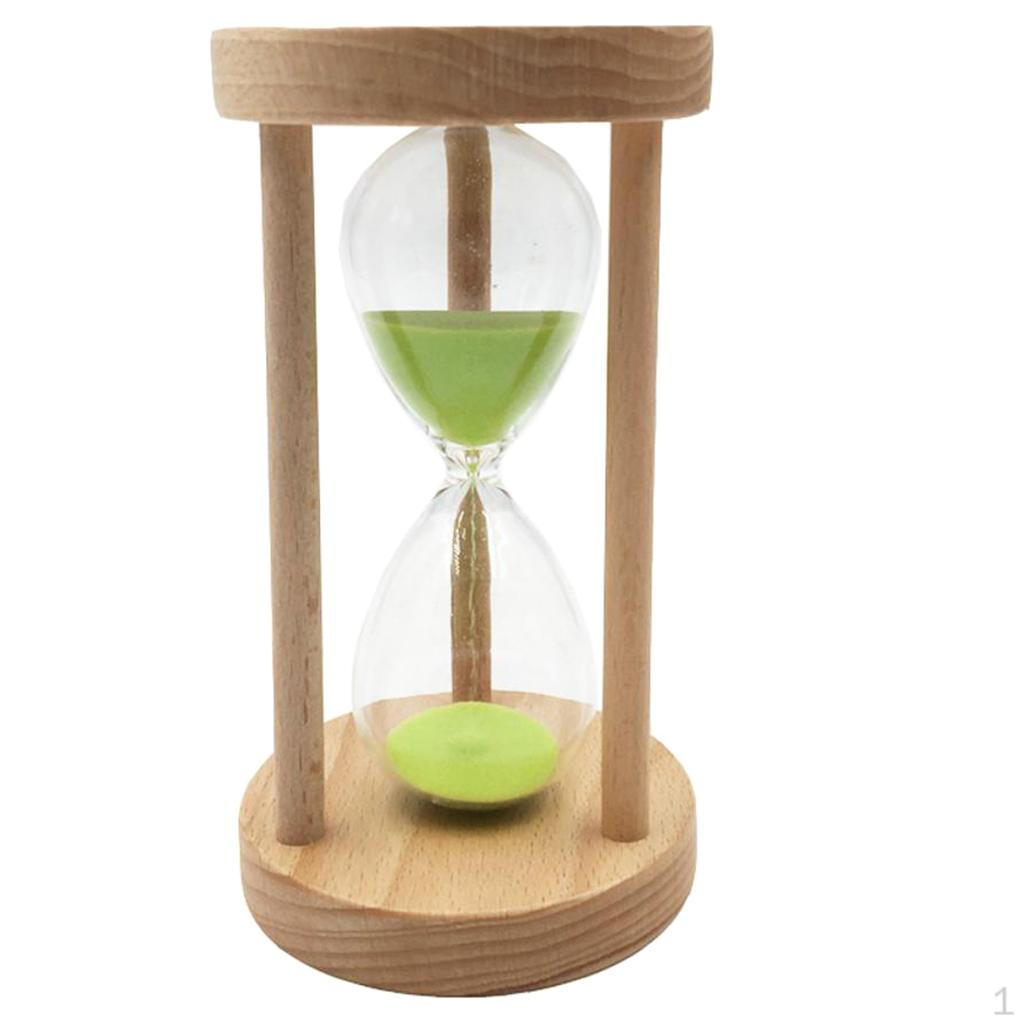 

- glass Hourglass Clock 6/8/12/20/25 Minutes Green 6min