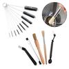 5/15Pcs Coffee Brush Set Espresso Brush Kit Include Wooden Coffee Grinder Machine Cleaning Brush And Nylon Espresso Brush