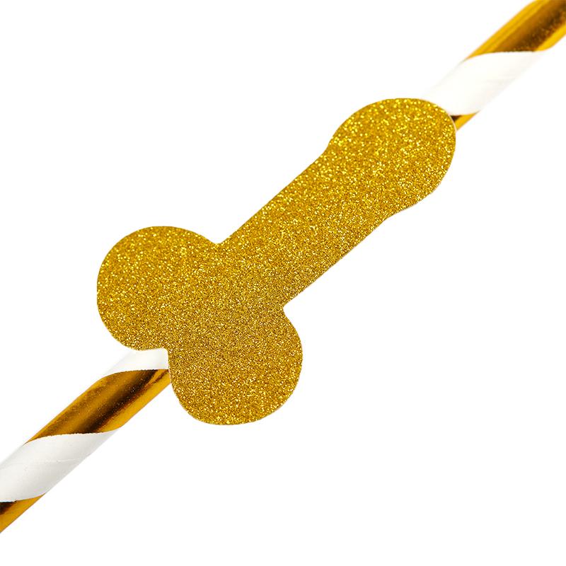 6ks/sáček Dekorace na rozlučku se slámou Jednorázové nádobí Dekor