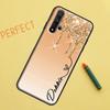 Personalised Glitter Name Case For Huawei Nova Y90 Y70 Y61 Y60 9 10 SE Nova 5T 11i 8i 7i 3i P20 P40 P30 Lite P60 Pro