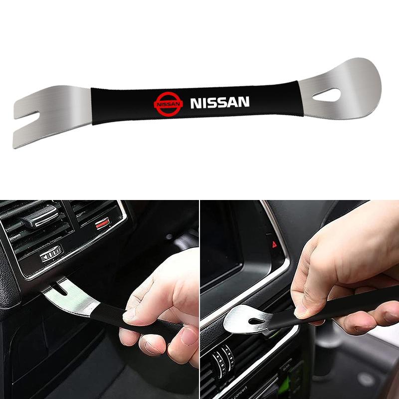 AUK2 for Nissan X-trail Qashqai Note Juke Micra Leaf Car Interior Installation Removal Tool Stainless Steel Pry Plate Car accessories