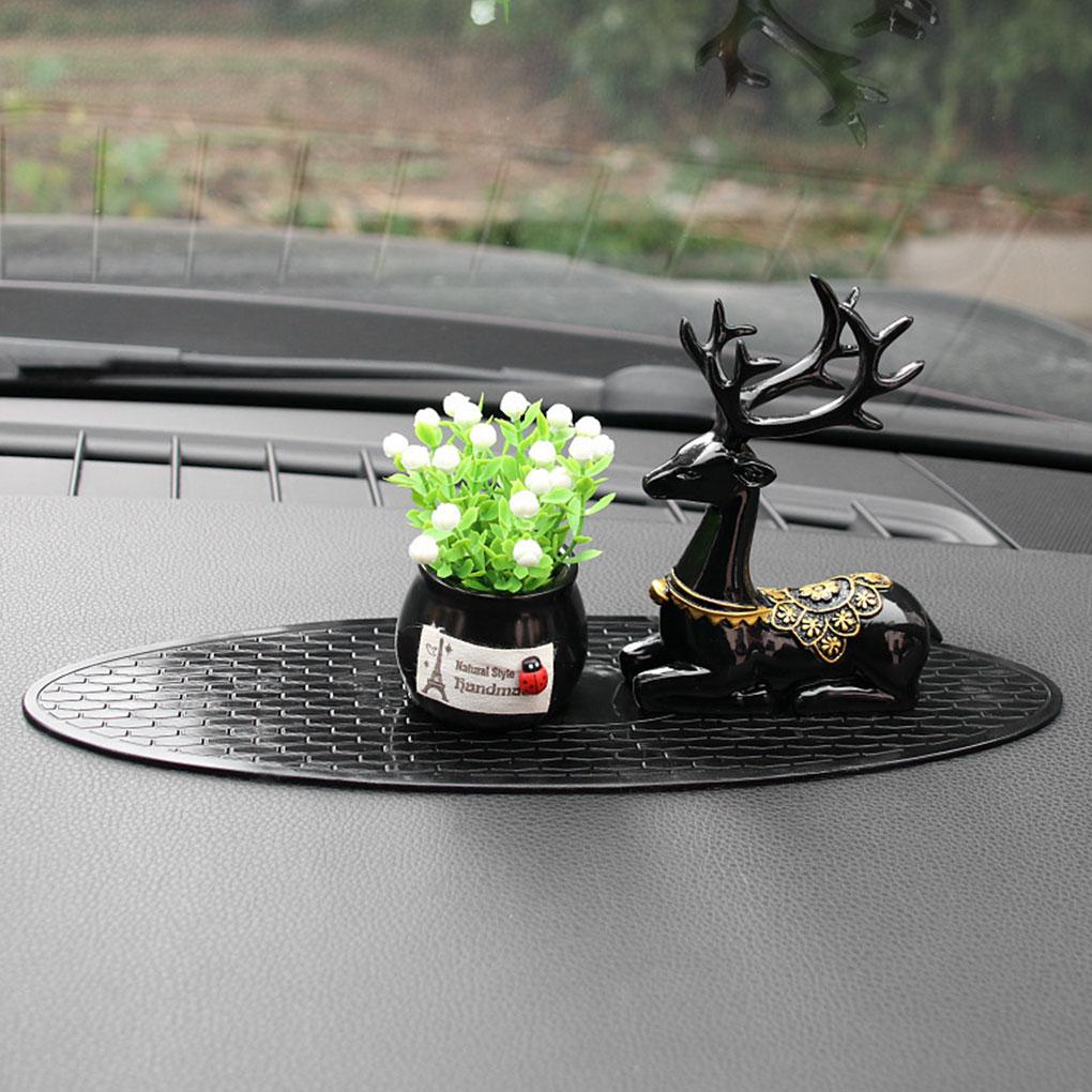 Auto Schmuck Rutschfestes Pad Auto Duft Pads Oval Zubehör Autostyling Autozubehör Motorrad Handyhalter