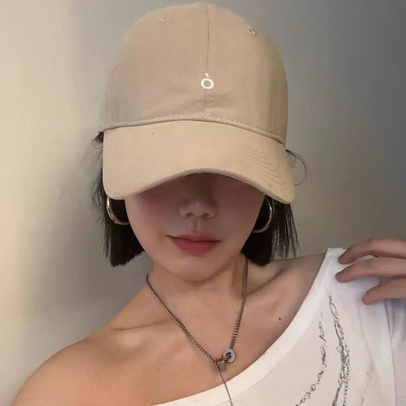 Casual Cotton Baseball Cap For Women Autumn Sun Protection Wide Brim Hat For Travel