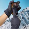 Men's non-slip riding gloves winter velvet thickened warm riding electric vehicle windproof cold waterproof ski gloves