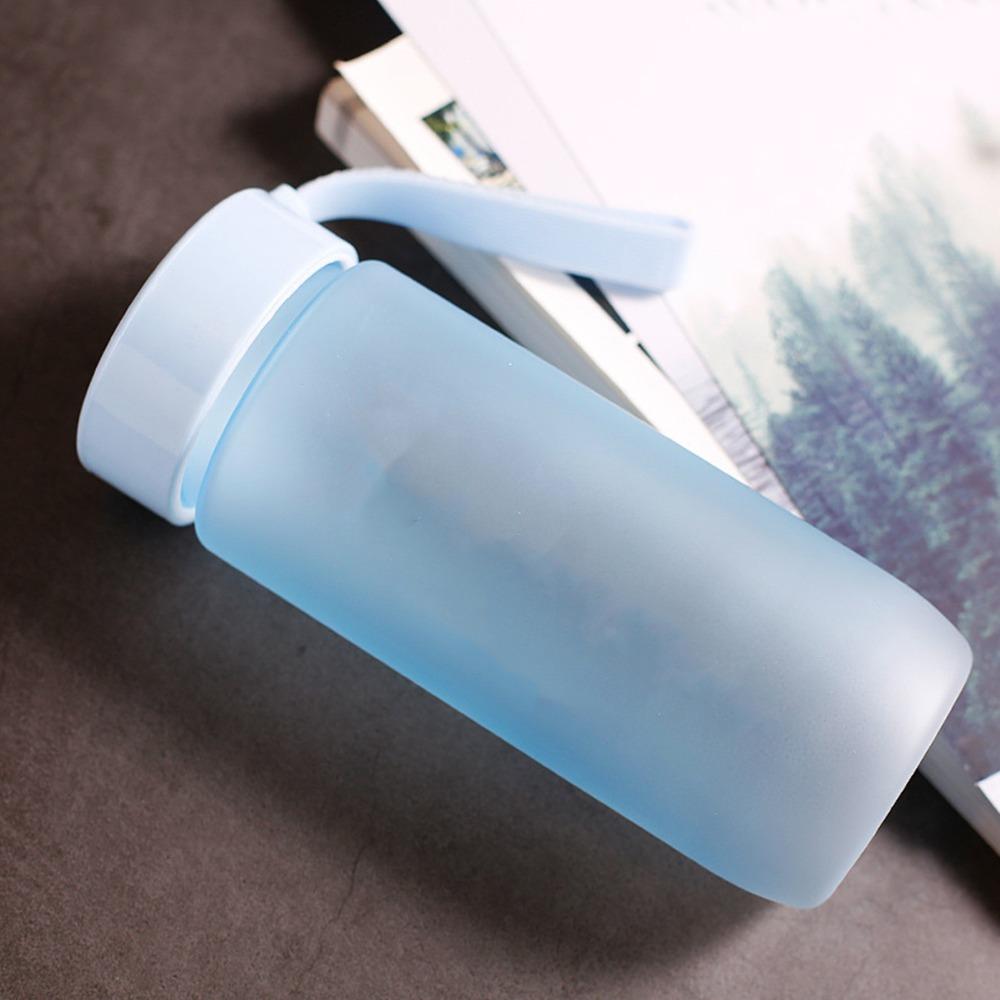 Matte Finish Sports Water Bottle 600ml/20.29oz Water Bottle Durable Plastic Water Bottle  Gym