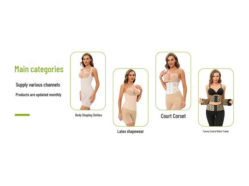 New High-Elastic Tummy Control Adjustable Court Corset