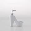 Creative Art Heels Shape Ceramic Soap Dispenser Hotel Press Porcelain Shampoo Bottling Bathroom Soap Dish Storage Lotion Bottle