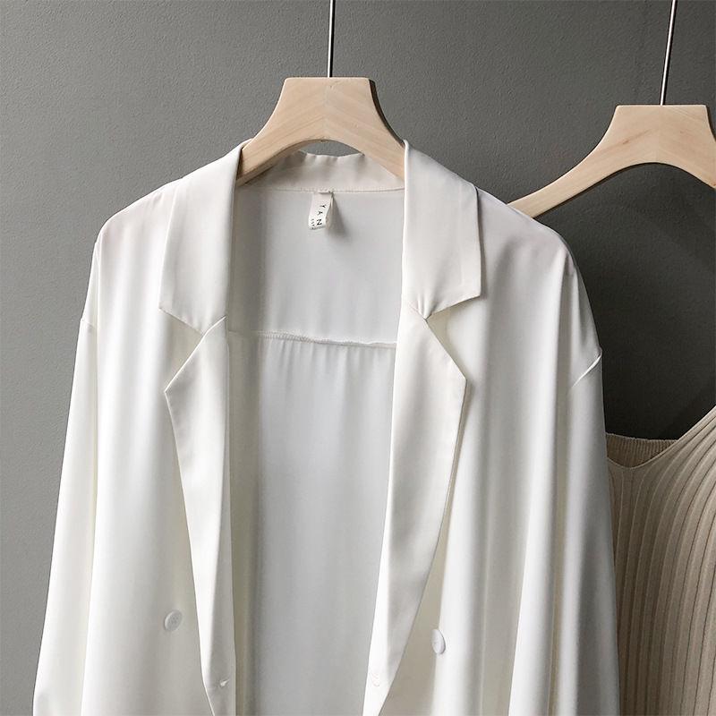2024 Summer Women's Loose Chiffon Suit Jacket – Korean & British Design
