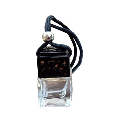 Stylish Perfume Essential Oil Empty Glass Bottle Pendant Car Hanging Ornament