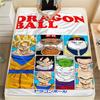 Dragon Ball Charakter Druck Flanelldecke Hohe Qualität Bequem für Alle Jahreszeiten Heimdekoration Wärme und Komfort Perfekt für Weihnachtsgeschenke