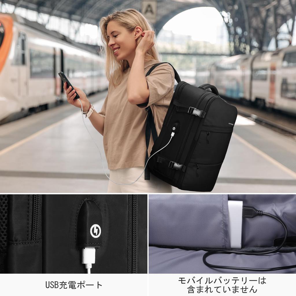 HOMIEE Backpack for Business, Women, and Kids, Large Capacity, Perfect for Commuting, School, and High School Students, Fits 15.6-inch Laptops, A4