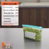 ZISIZ Food Grade Refrigerator Zipper Storage Bags