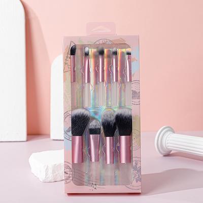 9pcs Makeup Set Brush Portable Short Handle Professional Makeup Brush Makeup Tool For Foundation Make-Up And Powder Blusher Eye