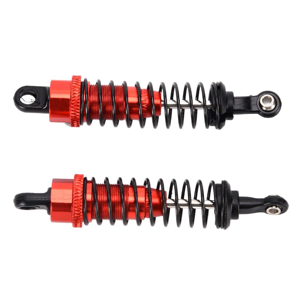 2PCS RC Shock Absorber FourWheel Drive Damper Aluminium Alloy for 1 16 Remote Control Monster(Red )