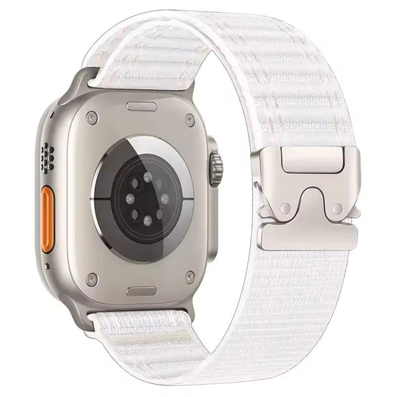 Nylon Strap for Apple Watch Band Ultra 3 2 49mm 46mm 42mm 45mm 41 44mm 40mm Parachute Bracelet iWatch Series 11 10 9 8 7 6 5 SE3