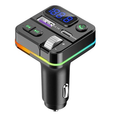 Bluetooth 5.0 FM-передавач Handsfree Автомобільний радіо Модулятор MP3-плеєр з 20W PD Автомобільний адаптер швидкого зарядного пристрою Підтримка TF Card Play