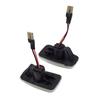 2pcs Signal Lamp Led Side Marker Light Side Indicator 12V Panel Lamp Side Repeater For Peugeot 406 (Coupe)
